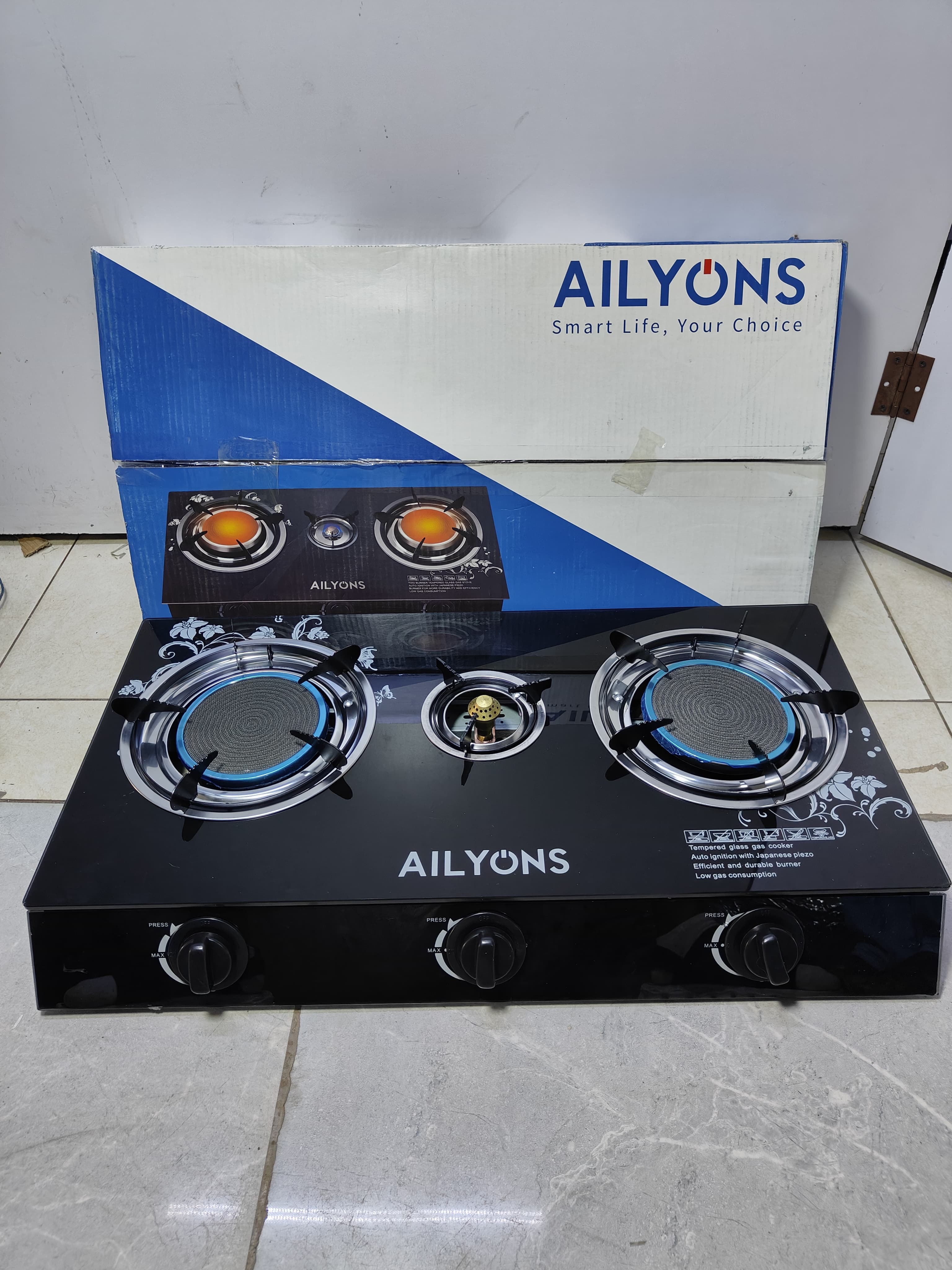 AILYONS INFRARED GLASS TOP BURNER