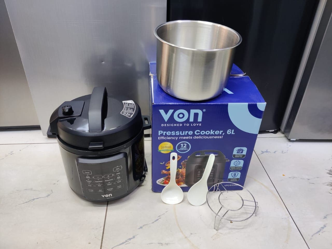 Von electric pressure cookers